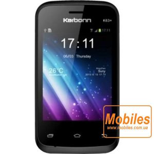 Экран для Karbonn K63 Plus белый модуль экрана в сборе