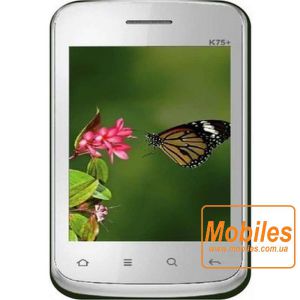 Экран для Karbonn K75 Plus белый модуль экрана в сборе