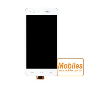 Экран для Karbonn Machone Titanium S310 золотистыйen модуль экрана в сборе