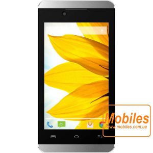 Экран для Lava Iris 404s белый модуль экрана в сборе