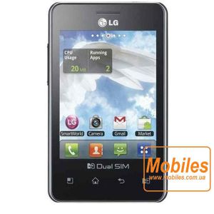 Экран для LG Optimus L3 Dual серебристый модуль экрана в сборе