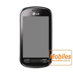 Экран для LG Optimus Me P350 красный модуль экрана в сборе