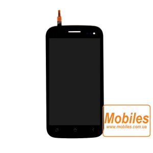 Экран для Micromax A110Q Canvas 2 Plus черный модуль экрана в сборе