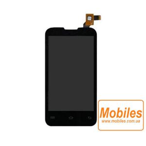 Экран для Micromax A87 Ninja 4.0 черный модуль экрана в сборе