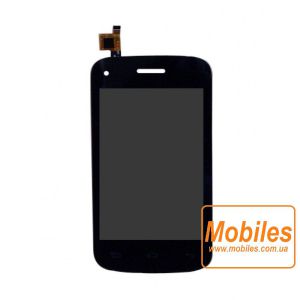 Экран для Micromax Bolt A064 черный модуль экрана в сборе