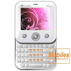 Экран для Micromax Q55 Bling белый модуль экрана в сборе