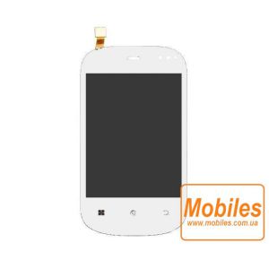 Экран для Micromax Superfone Punk A44 белый модуль экрана в сборе