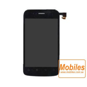 Экран для Micromax Superfone Punk A45 черный модуль экрана в сборе