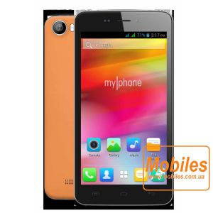 Экран для myphone Agua Rio Fun белый модуль экрана в сборе