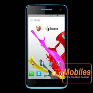 Экран для myphone Agua Rio Lite красный модуль экрана в сборе