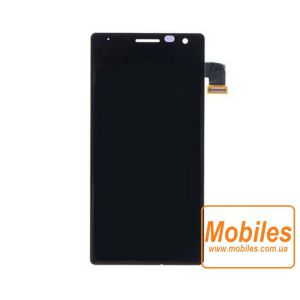 Экран для Nokia Lumia 730 Dual SIM черный модуль экрана в сборе