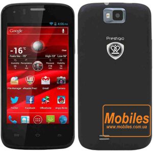 Экран для Prestigio MultiPhone 4055 Duo белый модуль экрана в сборе