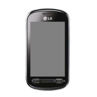 Подробнее о Экран для LG Optimus Me P350 синий модуль экрана в сборе